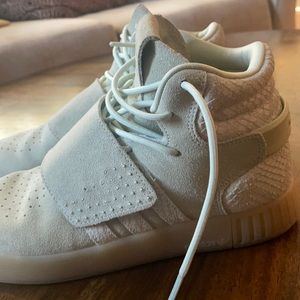 Adidas RARE mint green tubular strap shoes